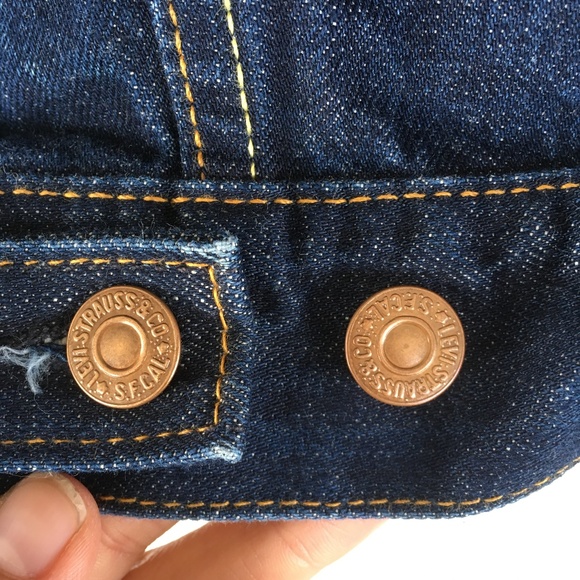 Dark Wash Levi with Graphic Print - Picture 7 of 7